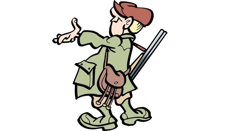 Охотник картинка для детей на прозрачном фоне