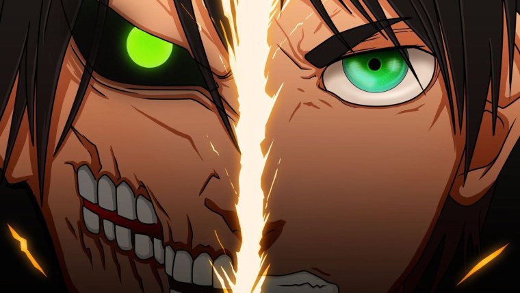 Аниме атака титанов Эрен