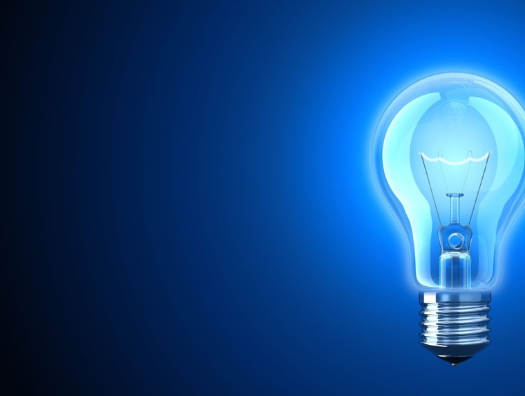 Синяя лампочка