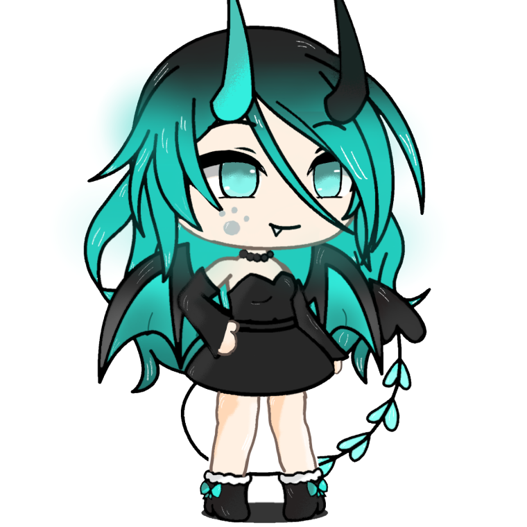 Рисунки гача лайф девочки дьяволы