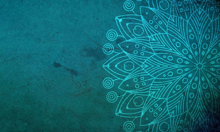 Бирюзовый узор