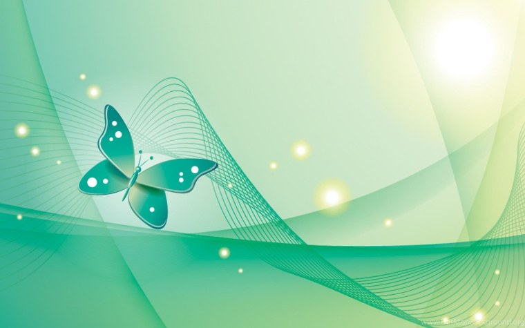 Красивый фон в зеленых тонах