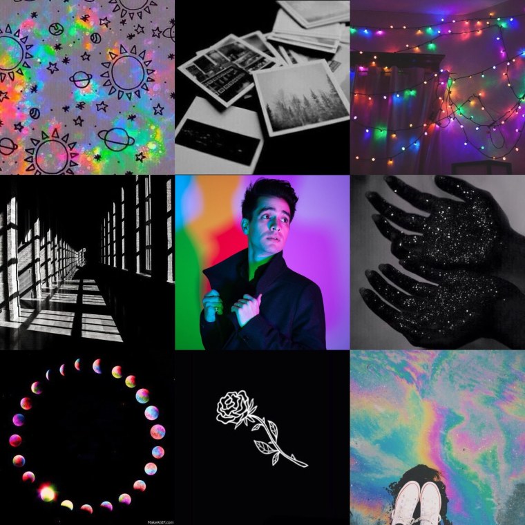 Эстетические коллажи черные