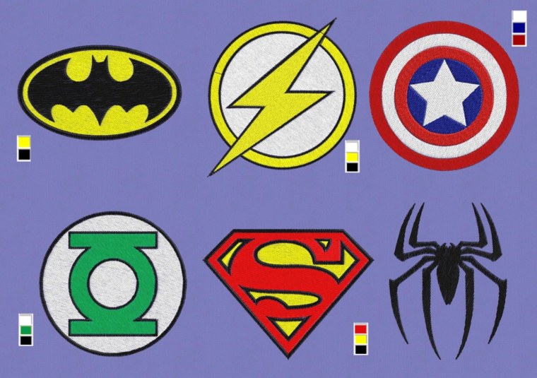 Символы супергероев