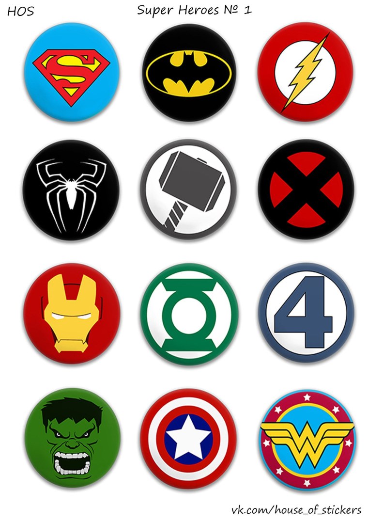 Значок Марвел