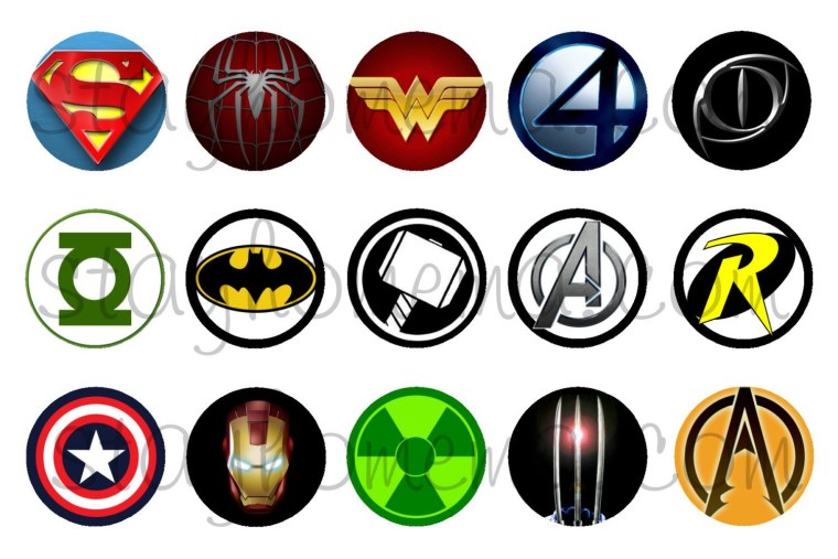 Символы супергероев