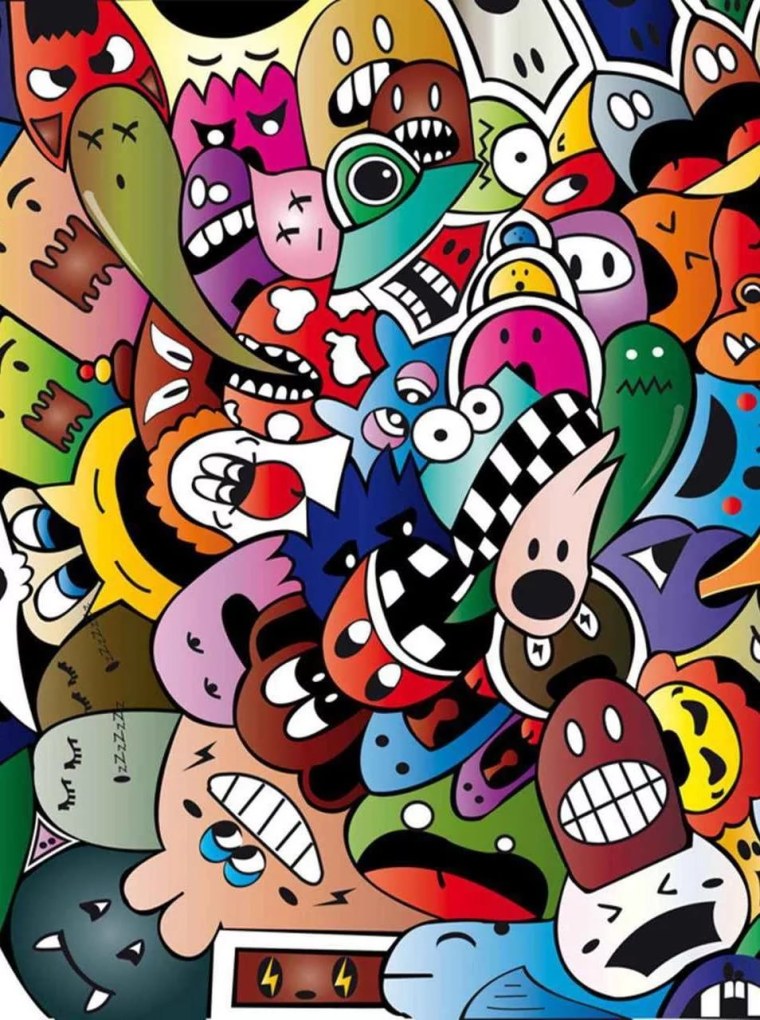 Яркое сердце на черном фоне