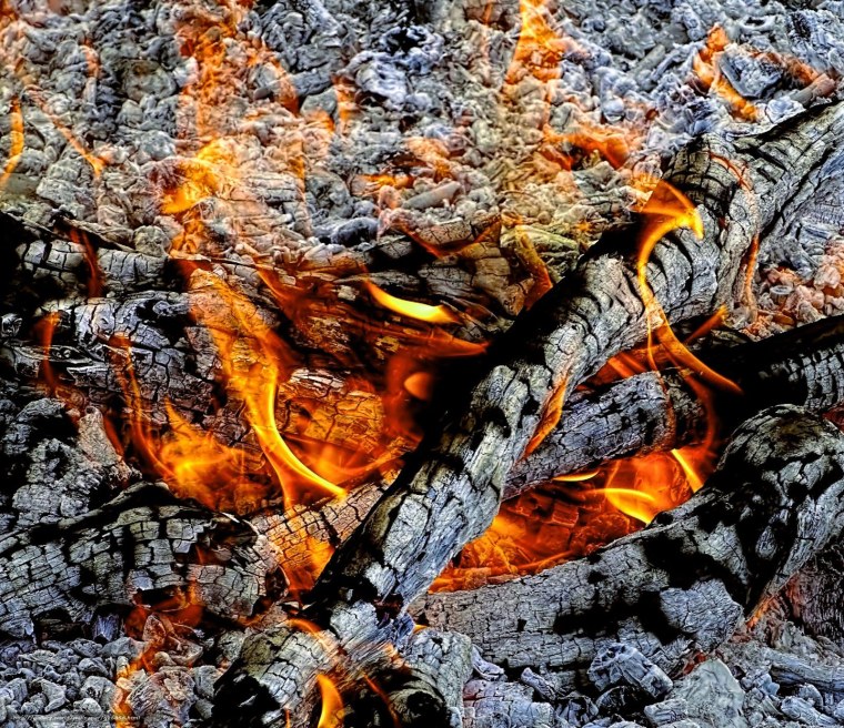 Огонь угли