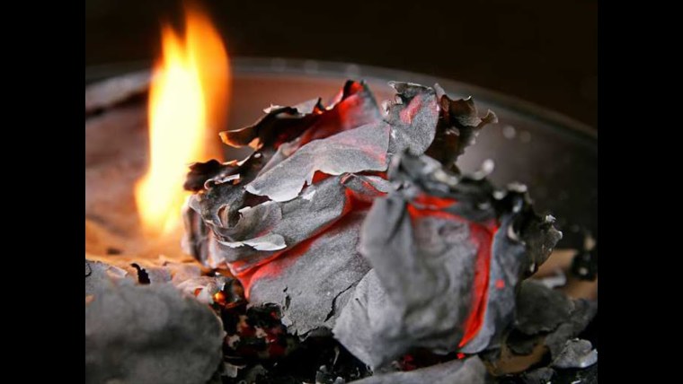 Горение бумаги