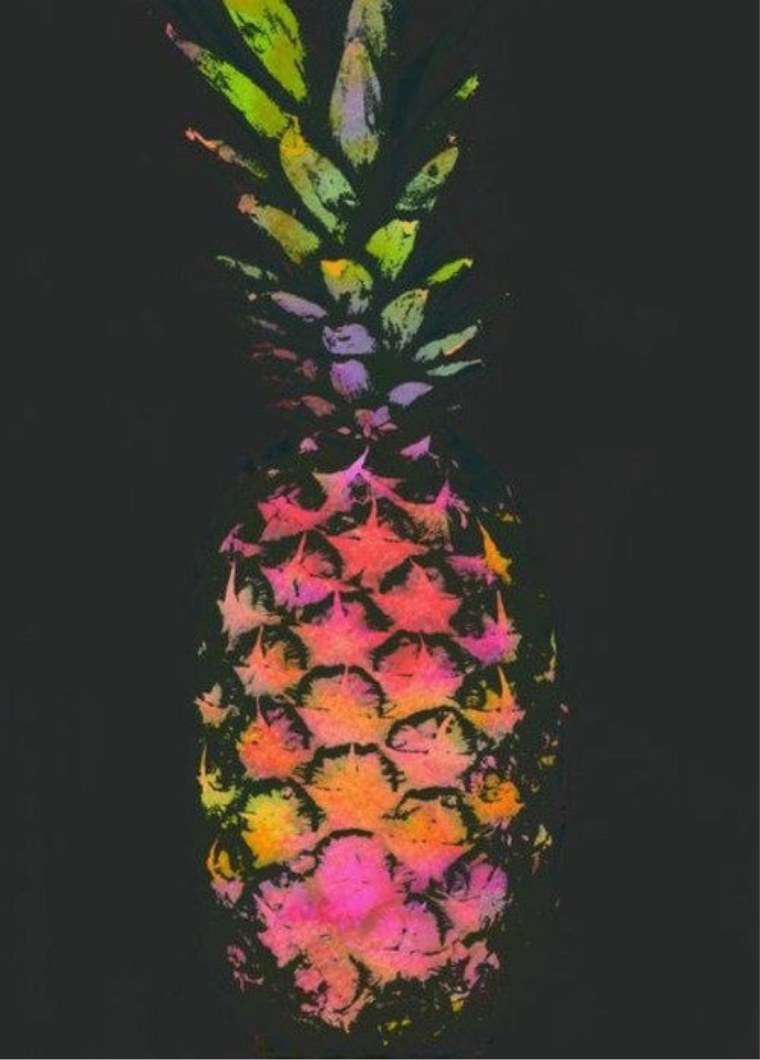 Неоновый ананас