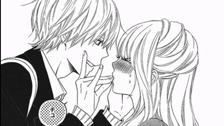 Аниме парень и девушка Манга