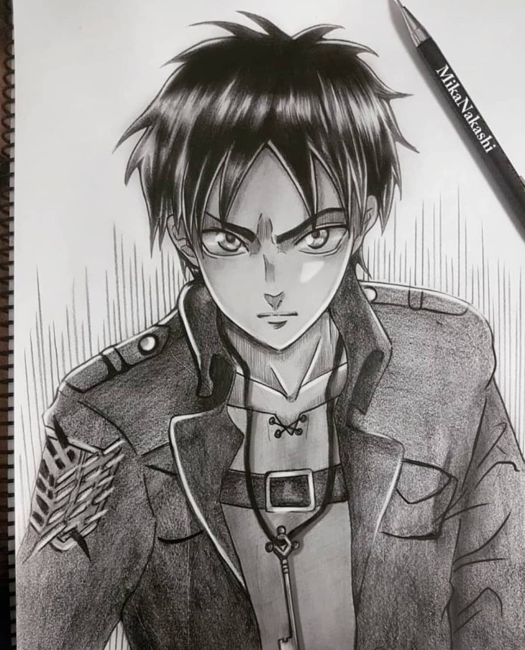 Anime drawings Eren