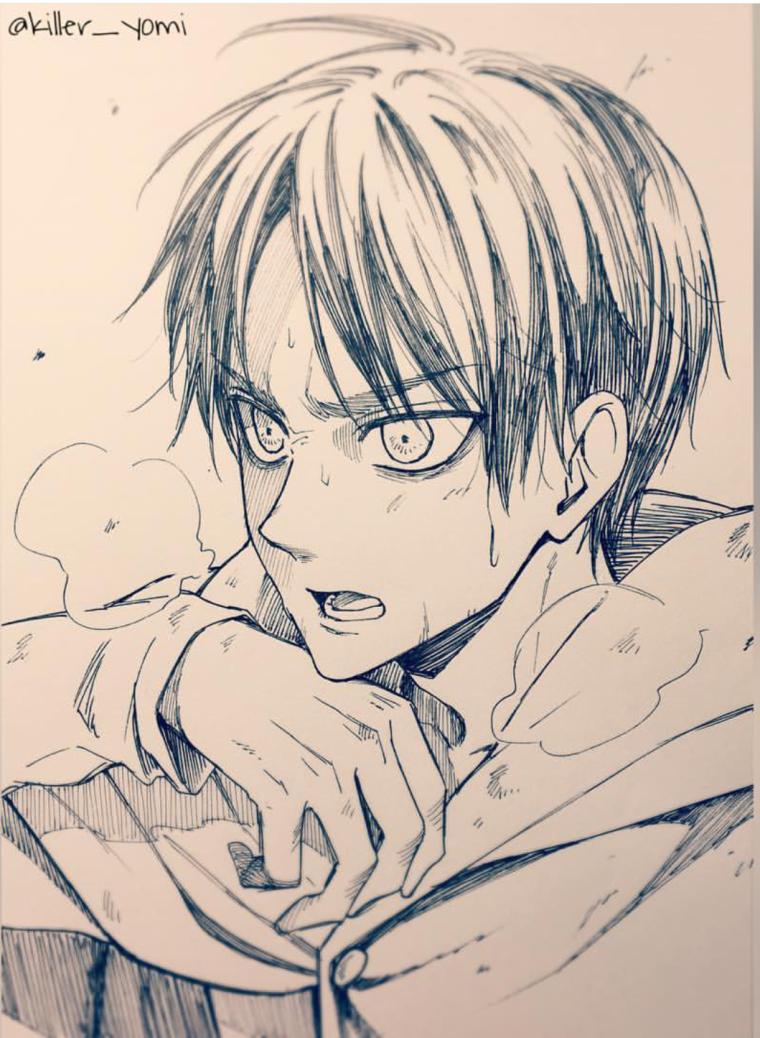 Атака титанов Манга Ханджи