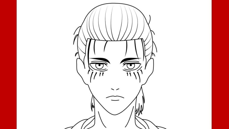 Eren Jaeger раскраска