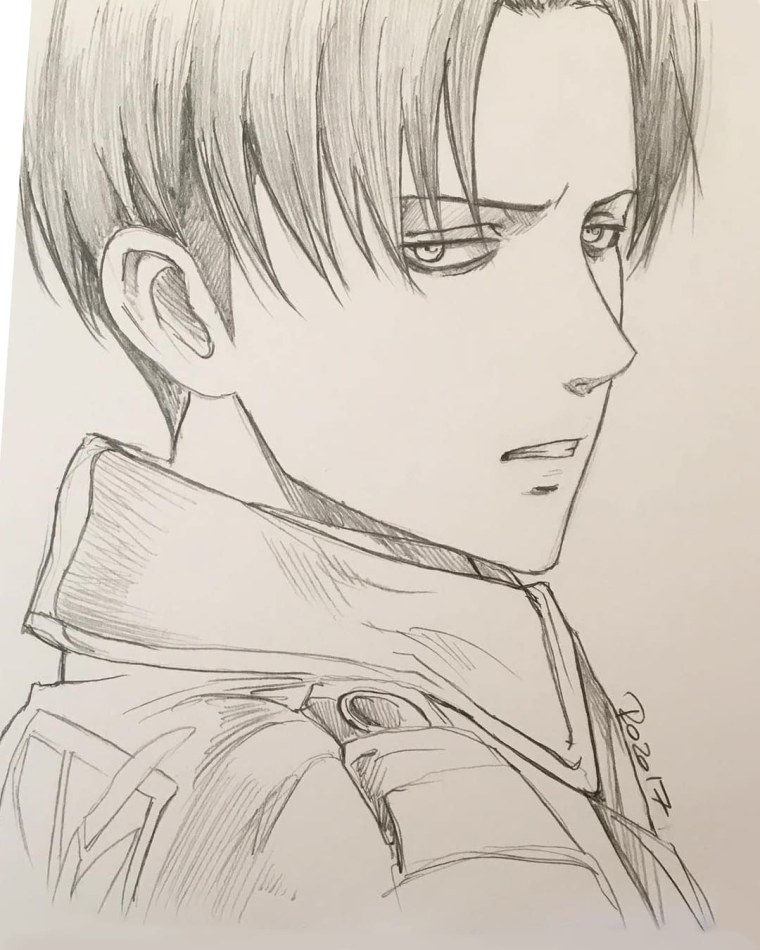 Леви Аккерман глаза