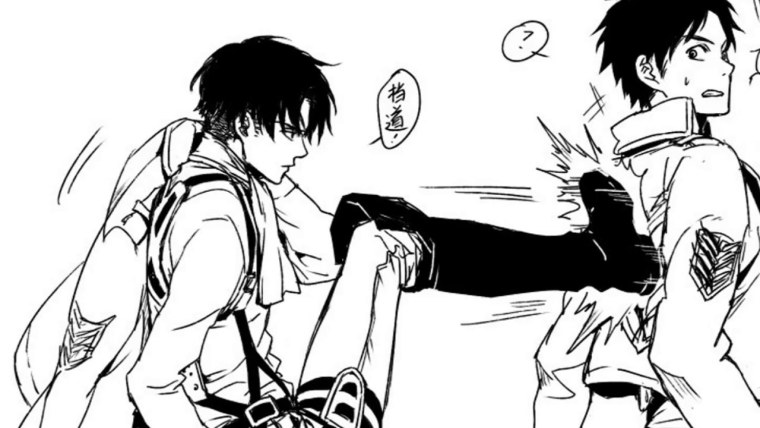 Атака титанов Ханджи чб