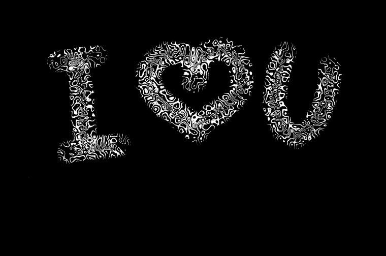 Любовь на черном фоне