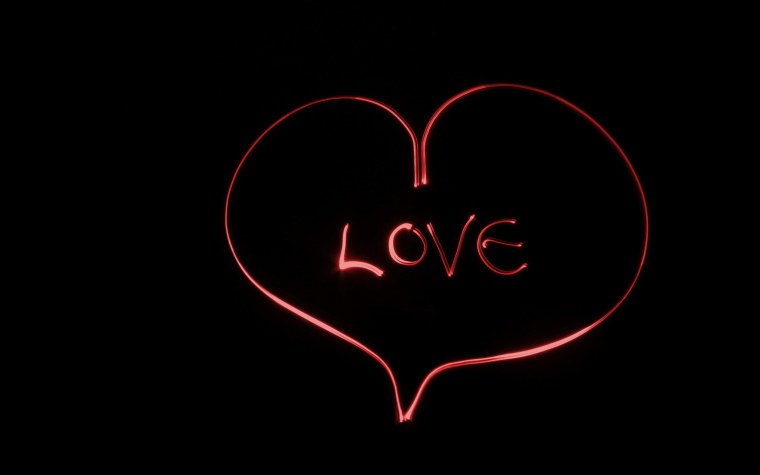 Сердце с надписью