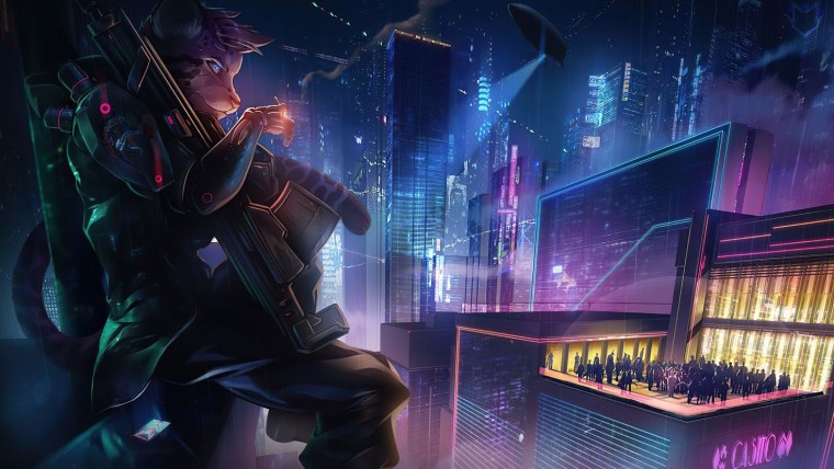 Тед Фокс киберпанк