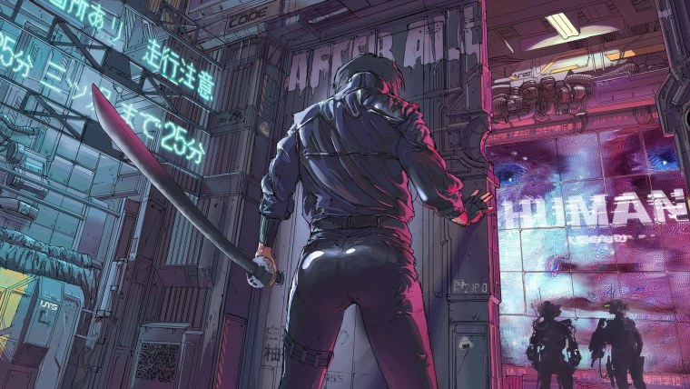 Cyberpunk 2077 катана
