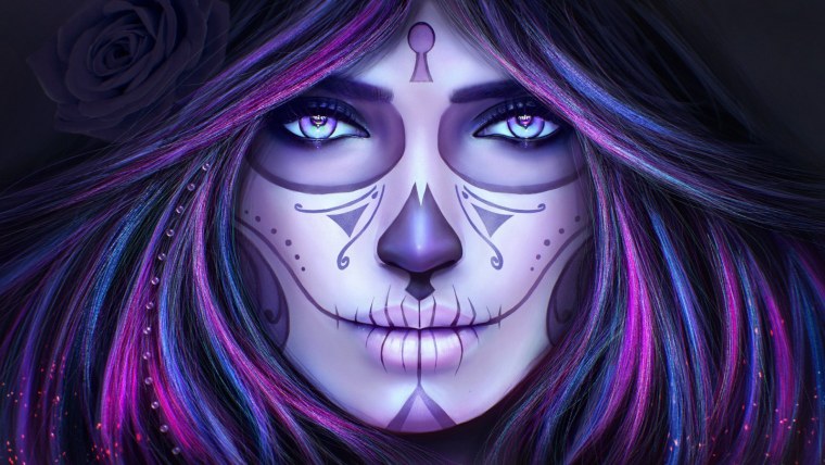 Фиолетовый арт