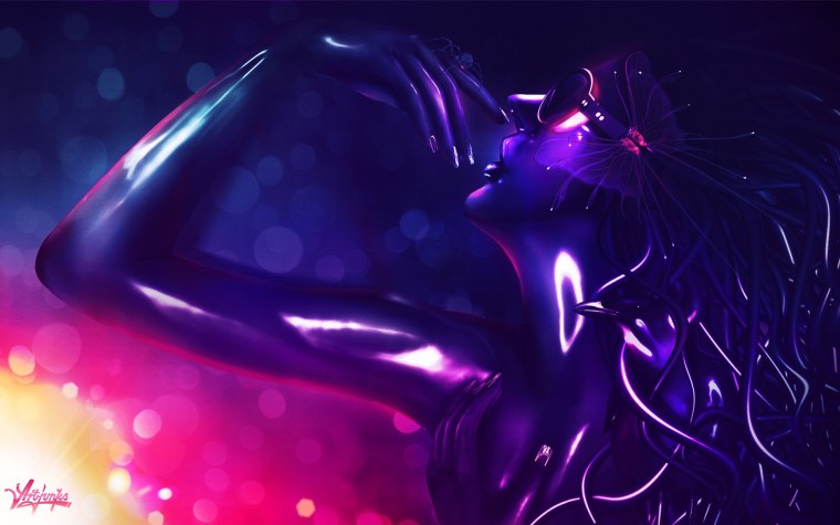 Фиолетовый арт