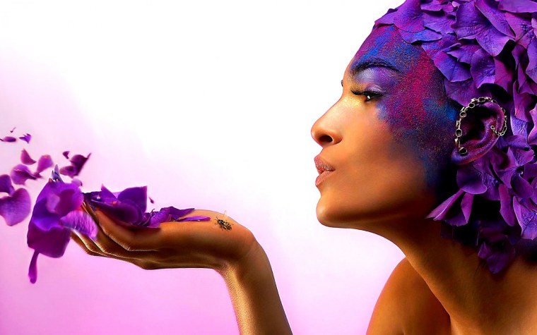 Красивая девушка салон красоты