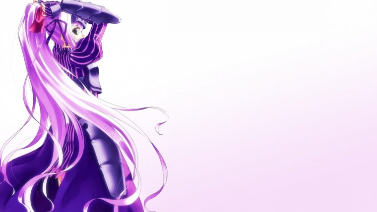 Фиолетовые обои аниме