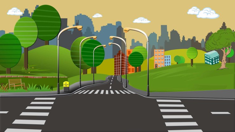 Дорога нарисованная