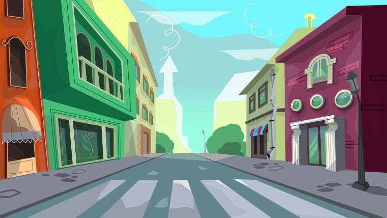 Лес мультик