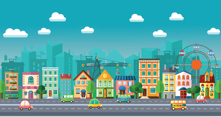 Пейзажи из мультфильмов