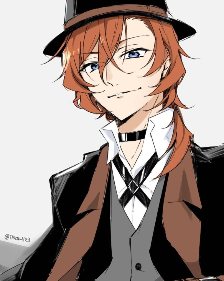 Чуя Накахара из аниме Великий из бродячих псов