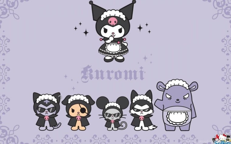 Kuromi hello Kitty обои