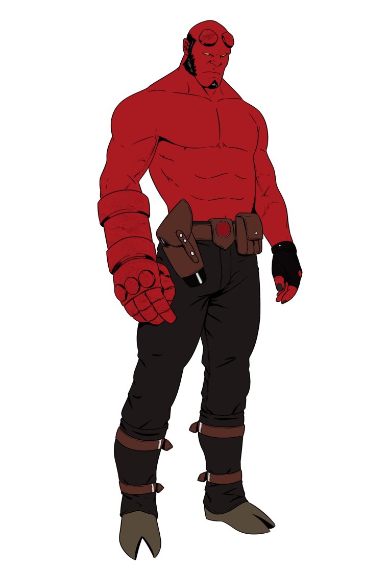 Хеллбой раскраска