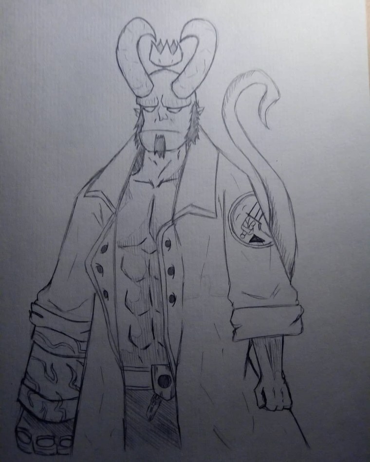 Качок рисунок карандашом