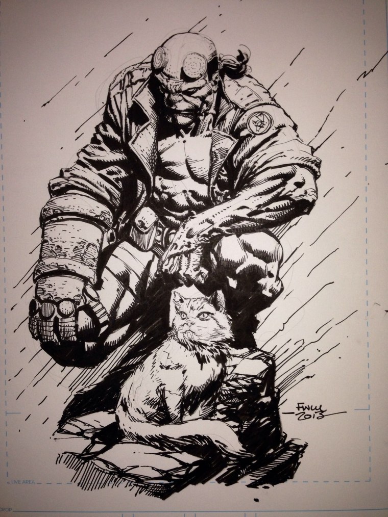 Хеллбой скетч