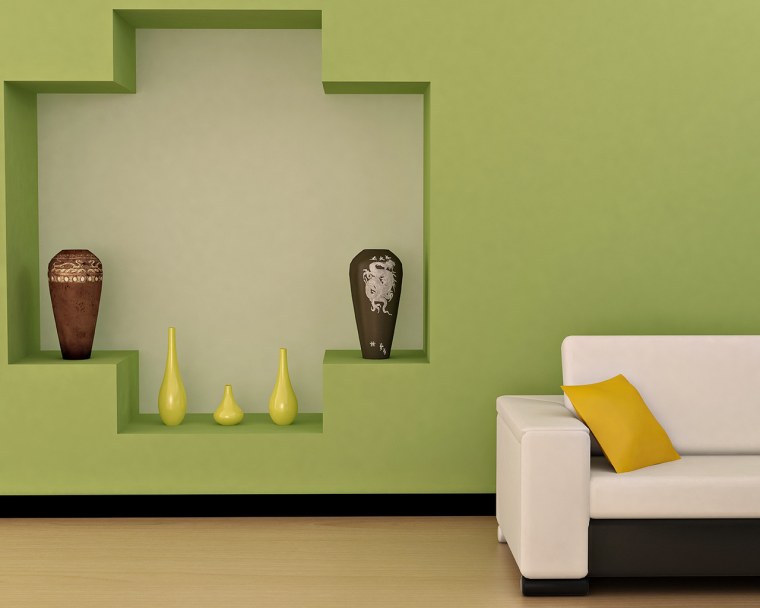 Покрашенные стены