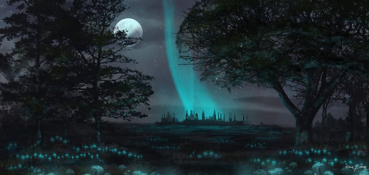 Фантастические лунные пейзажи