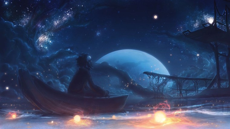 Ночное небо фэнтези