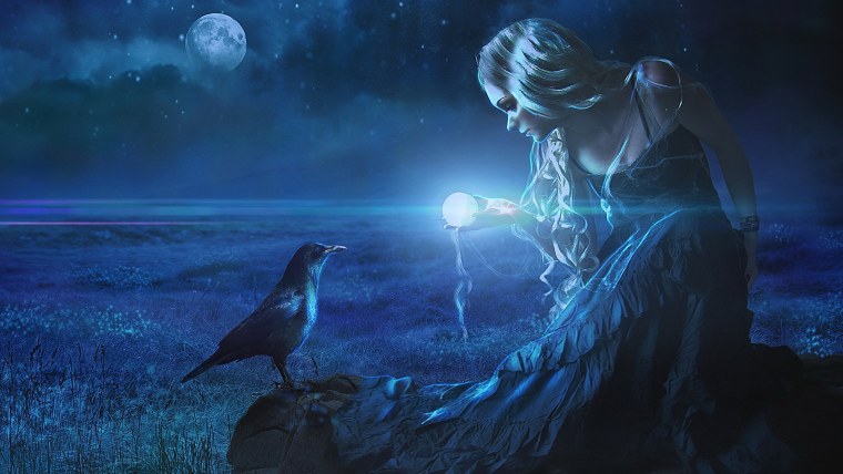 Ночь Луна фэнтези