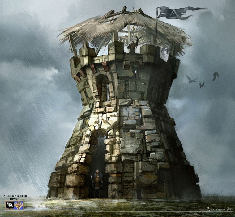 Заброшенная башня фэнтези