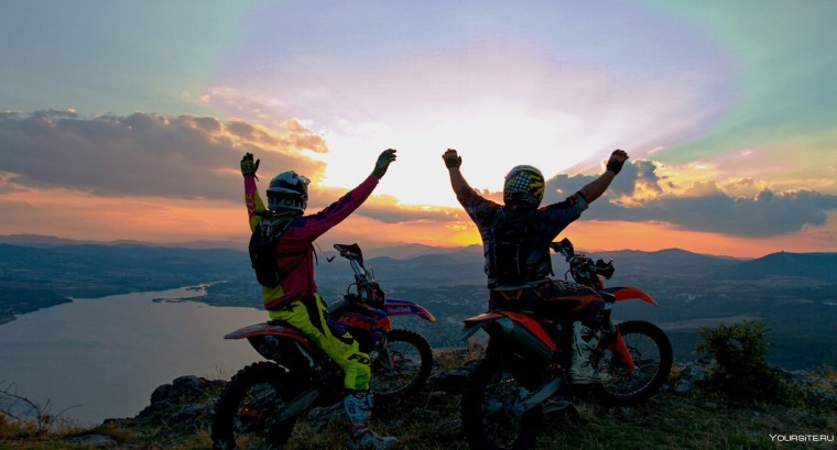 Эндуро на рассвете