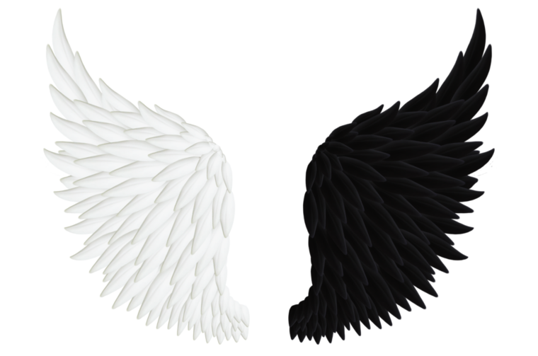 Ангел с крыльями