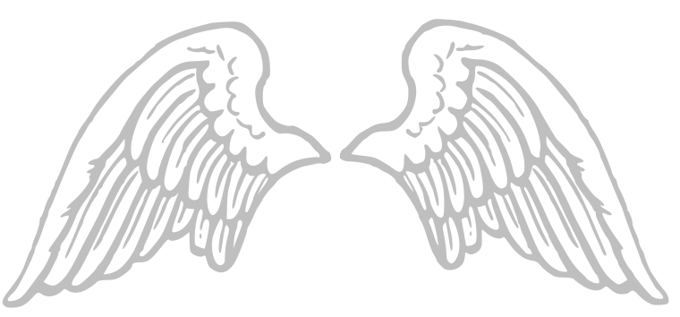 Крыло ангела мультяшное
