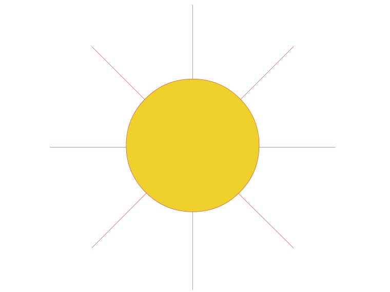 Солнце рисунок