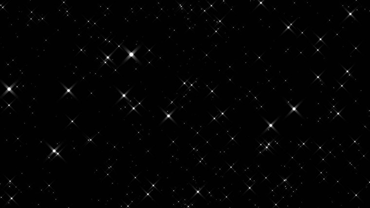 Черный с блестками