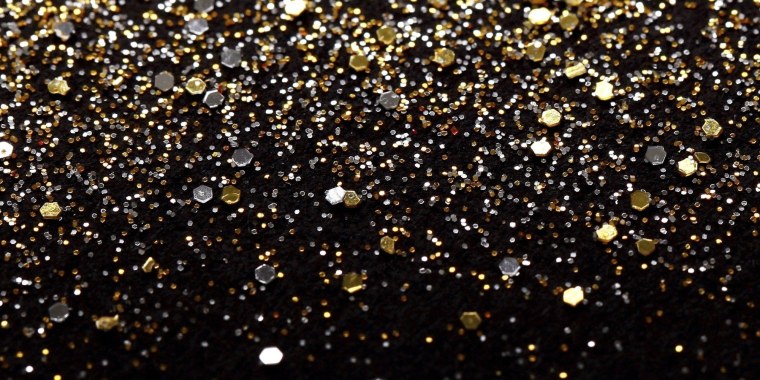 Черный фон с серебристыми блестками