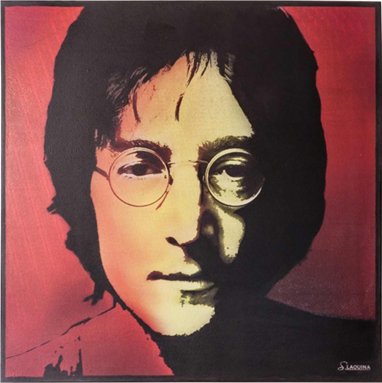 Джон Леннон нарисованный