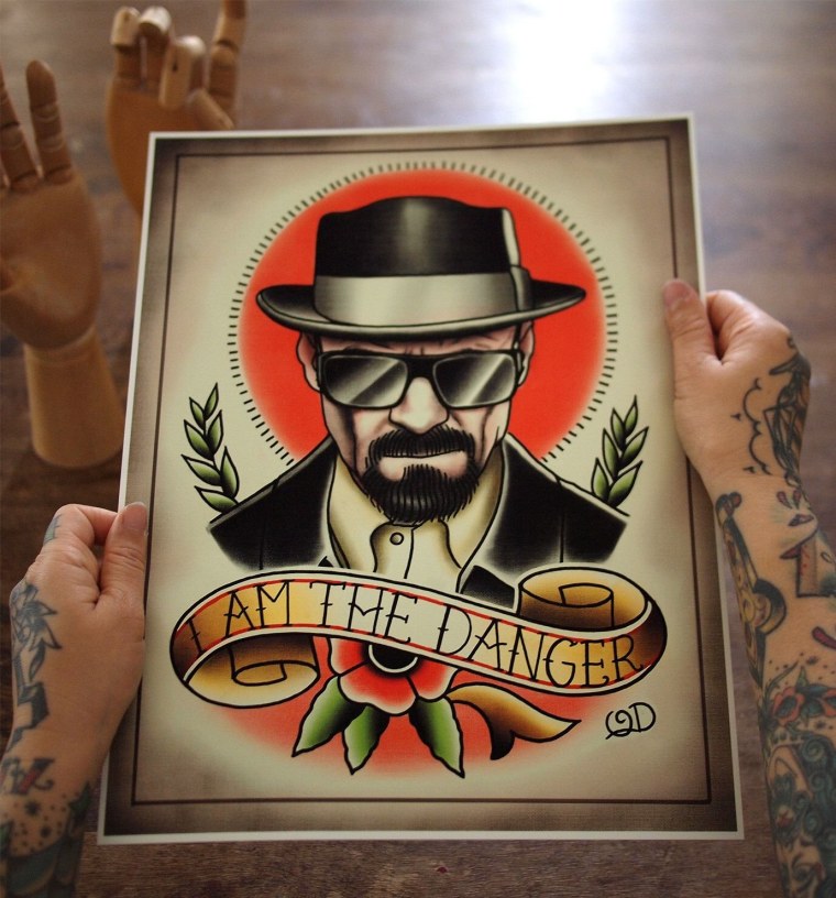 Хайзенберг тату эскиз