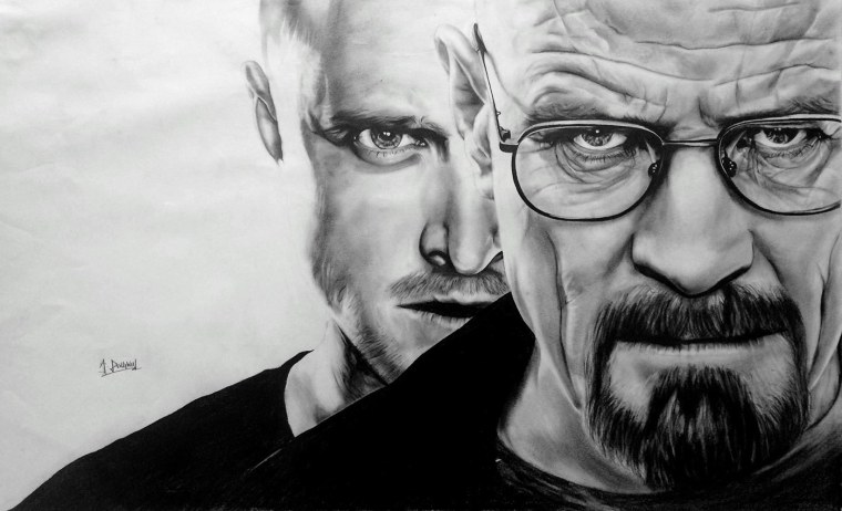 Уолтер Уайт рисунок